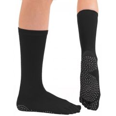 TOETOE yoga & pilates mid-calf anti-slip sokker sort - 