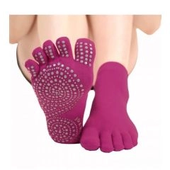 Yoga & Pilates Skridsikre Toesocks, ToeToe Anti-Slip Pink - 