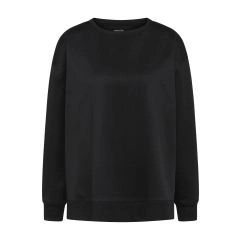 Sort Zebdia oversize sweatshirt (dame) - Tøj til kvinder