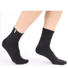 TOETOE CoolMax Sports Running Ankle, sort - Tåsokker til sport og løb