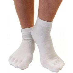 Ankel Tåsokker, ToeToe Essential Anklet Hvid Str. 35-46