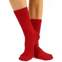  Tåsokker, ToeToe Essential Mid-Calf Rød